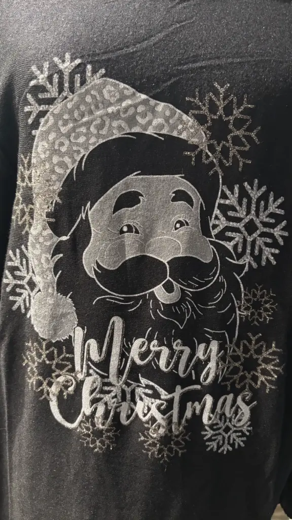 Pull fin molletonné Noël