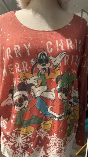Pull de Noël Pluto, Mickey  et Minnie